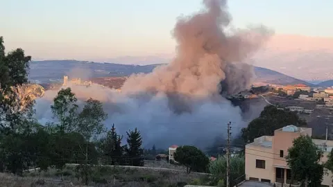 Israeli Airstrikes Hit South Lebanon