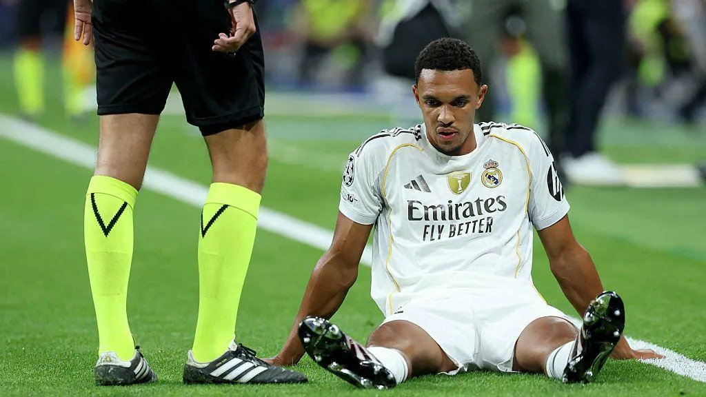 Trent Alexander-Arnold sustains early injury in Los Blancos UCL fixture