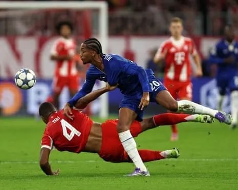 The Blues' boss rages when the German giants defender Tah escapes dismissal during UCL defeat